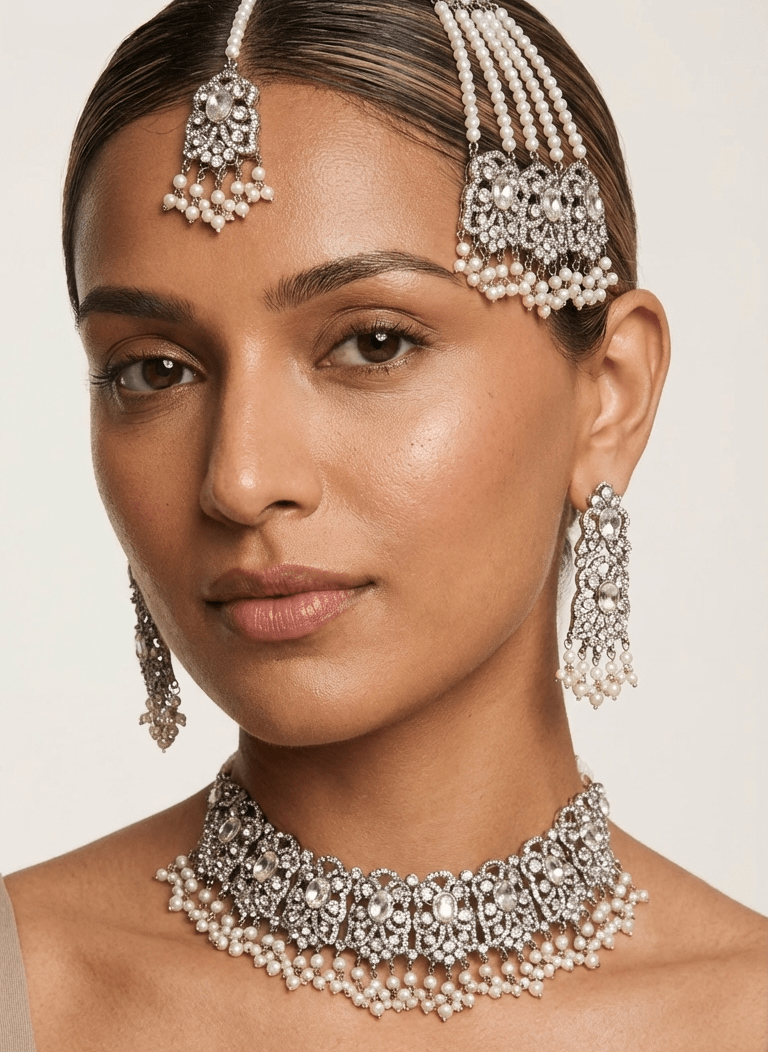 Silver Sierra Set | Ready - to - ship - Touch Of Elegance