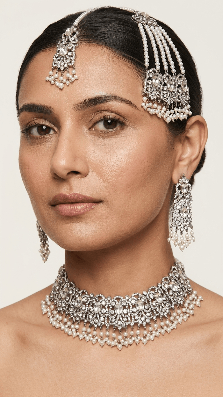 Silver Sierra Set | Ready - to - ship - Touch Of Elegance