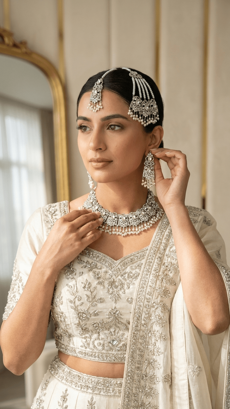 Silver Sierra Set | Ready - to - ship - Touch Of Elegance