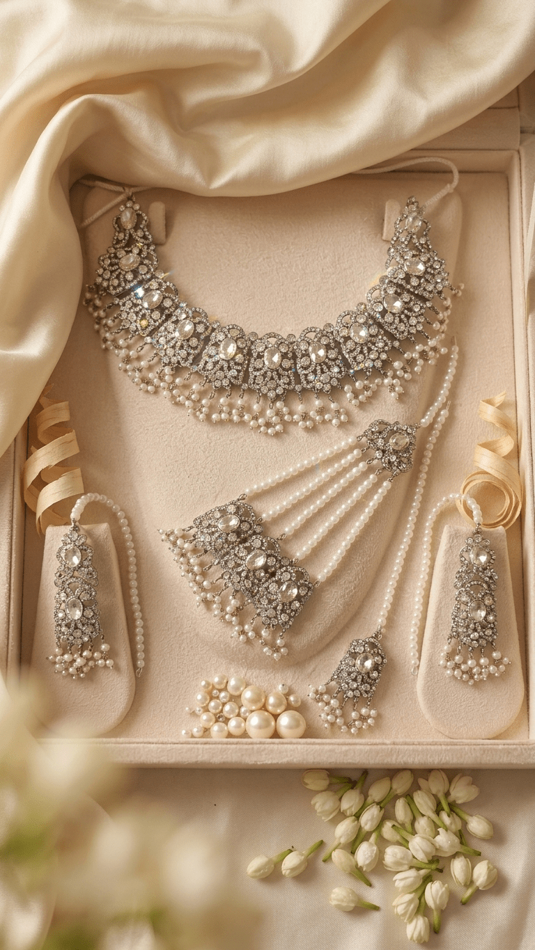 Silver Sierra Set | Ready - to - ship - Touch Of Elegance