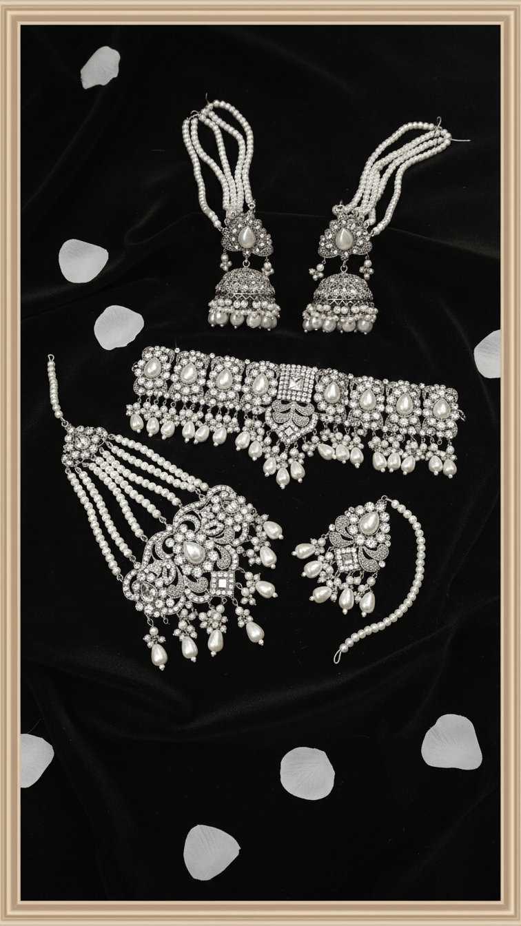 Sky Diamond Set | Ready - to - ship - Touch Of Elegance