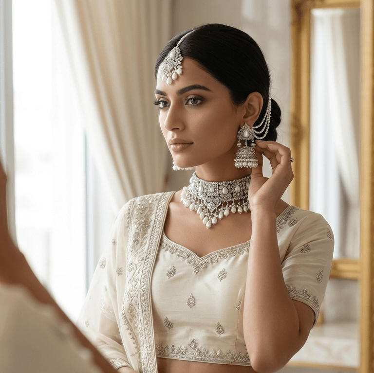 Sky Diamond Set | Ready - to - ship - Touch Of Elegance