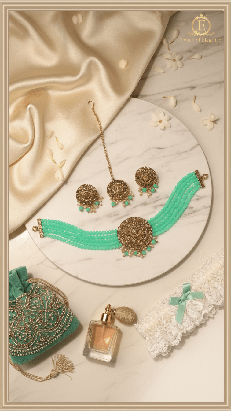 Sky Glimmer Set | Ready - to - ship - Touch Of Elegance