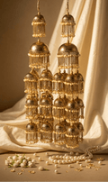 Statement Antique Gold Kaleeray | Ready - to - ship - Touch Of Elegance