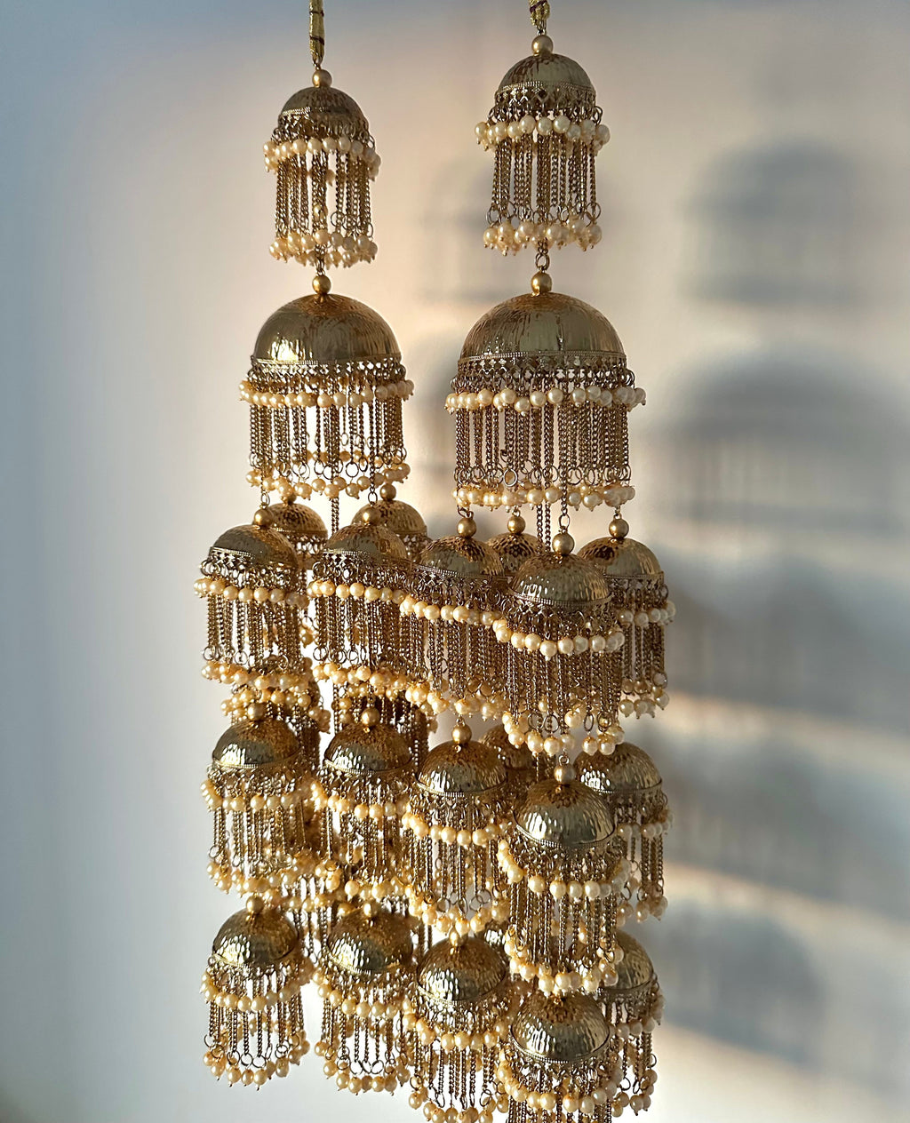 Statement Antique Gold Kaleeray | Ready - to - ship - Touch Of Elegance