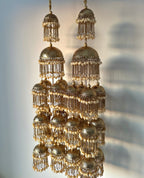 Statement Antique Gold Kaleeray | Ready - to - ship - Touch Of Elegance