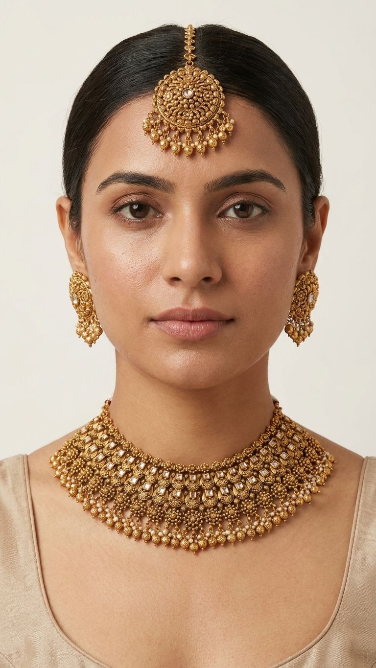 Tamanna Gold Set | Ready - to - ship - Touch Of Elegance