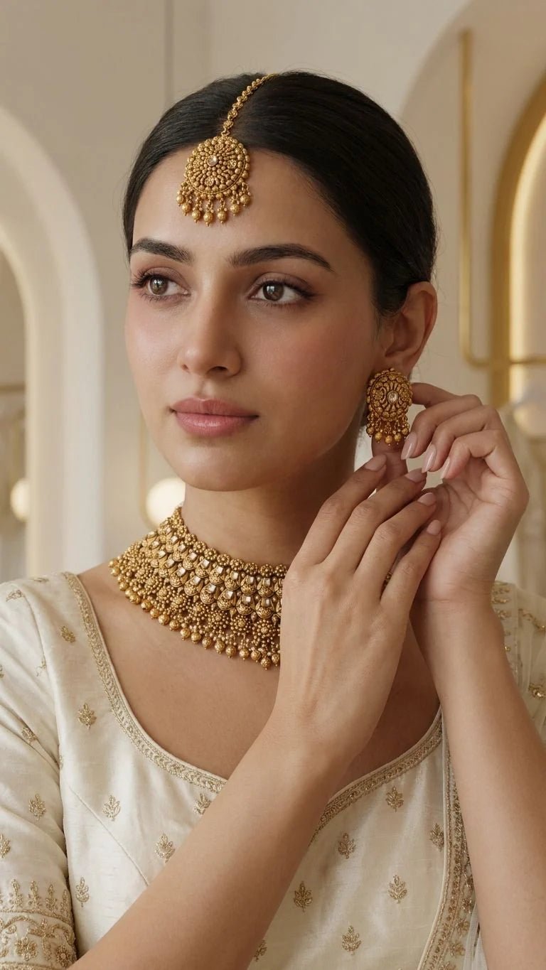 Tamanna Gold Set | Ready - to - ship - Touch Of Elegance