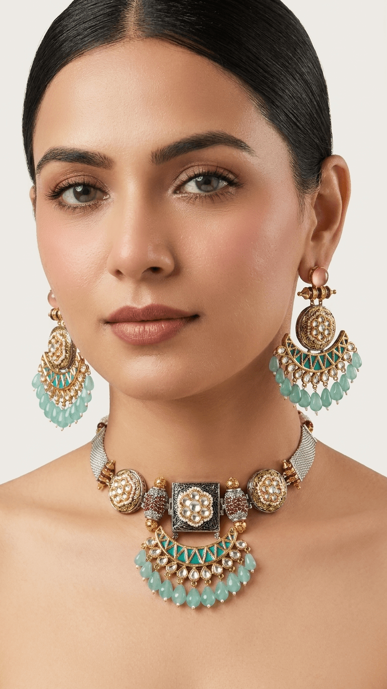 Tania Teal Set | Ready-to-ship - Touch Of Elegance