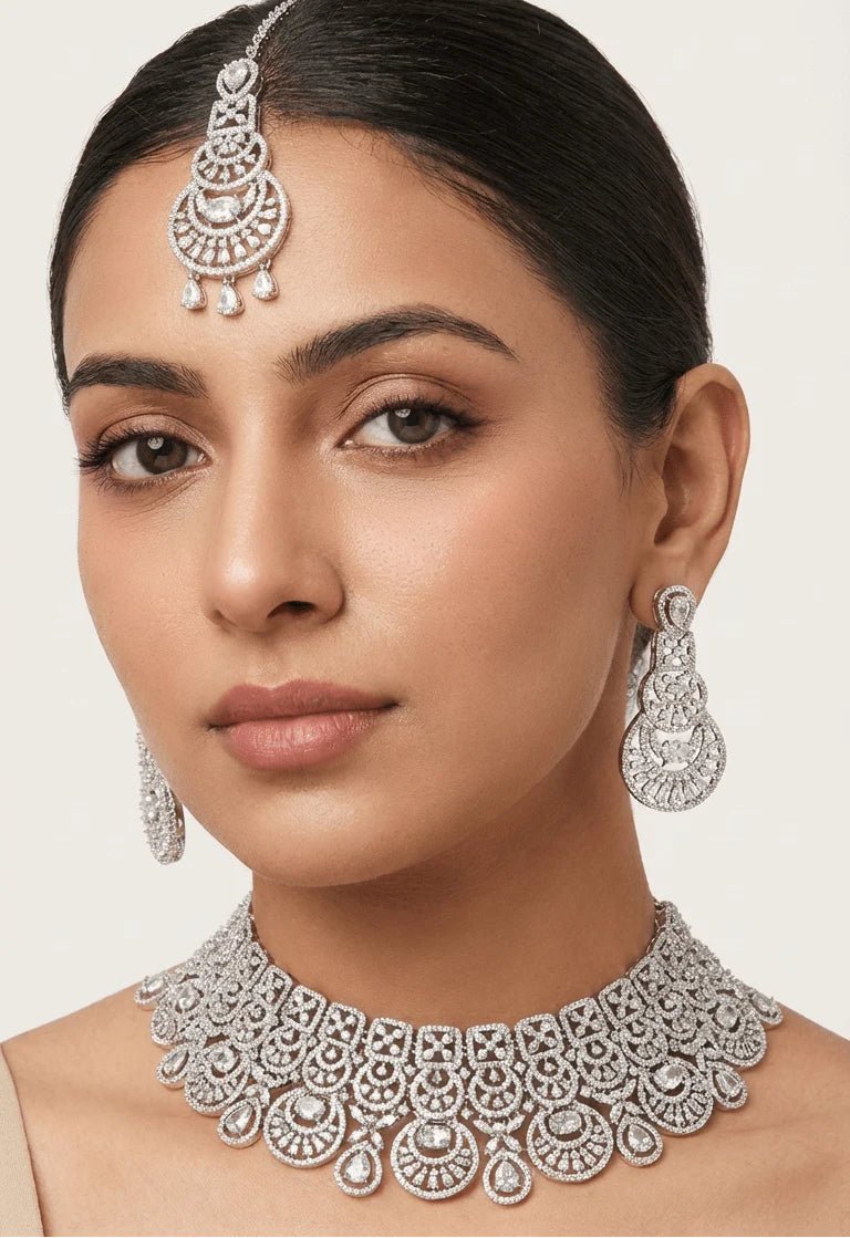 Tara American Diamond Set | Ready-to-ship - Touch Of Elegance