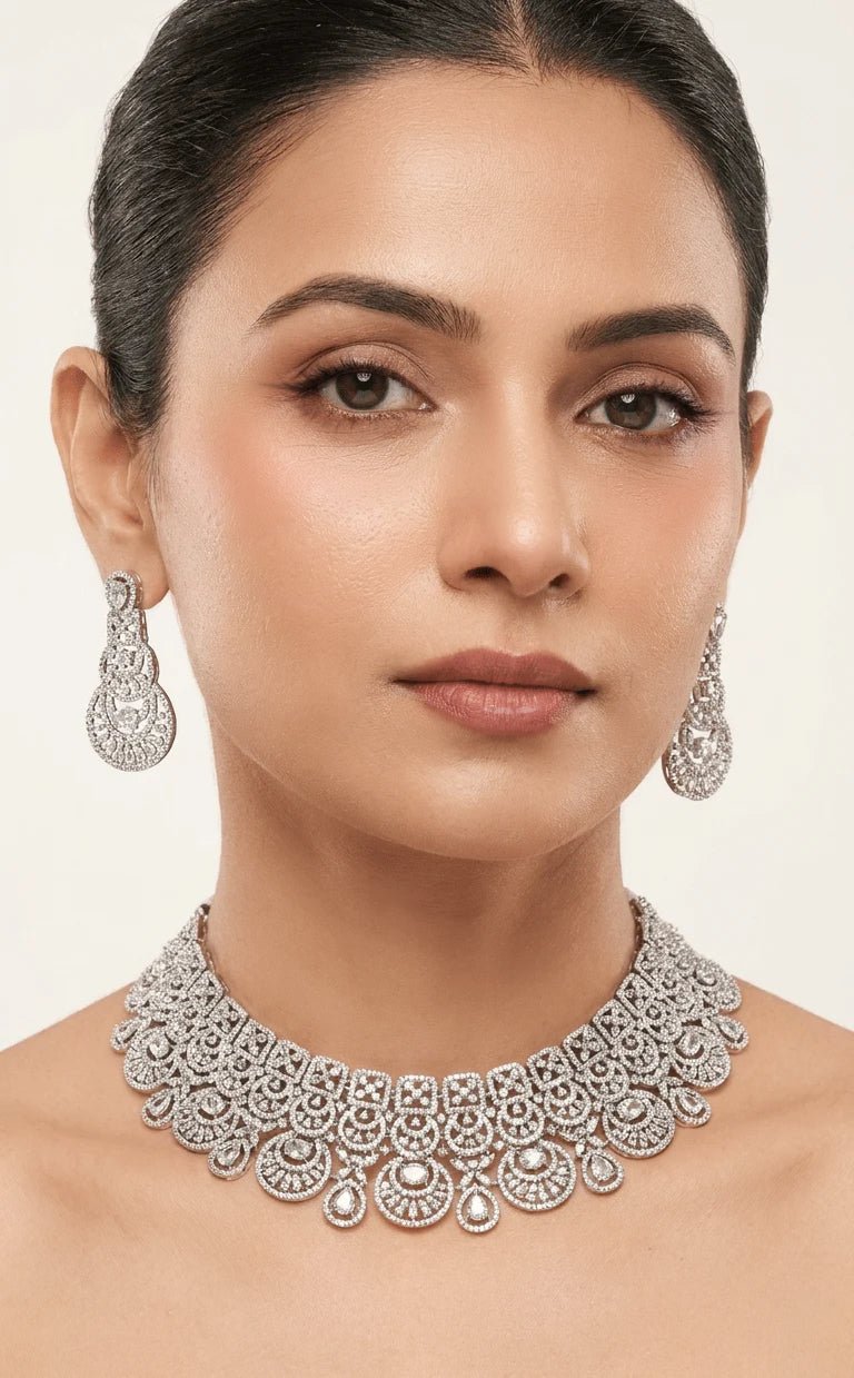 Tara American Diamond Set | Ready-to-ship - Touch Of Elegance