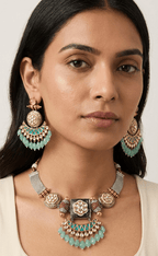 Tyana Teal Set | Ready - to - ship - Touch Of Elegance