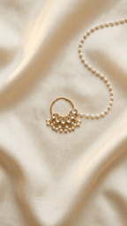 Veena Nose Ring | Ready - to - ship - Touch Of Elegance