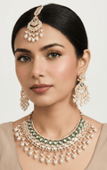 White Pearl Lotus Set | Ready-to-ship - Touch Of Elegance