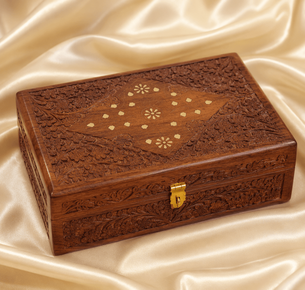 Wood Choora & Kaleeray Box - Touch Of Elegance