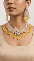 Yellow Pearl Set | Ready - to - ship - Touch Of Elegance