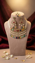Zinnia Multi-Color Choker Set | Ready-to-ship - Touch Of Elegance