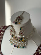 Zinnia Multi-Color Choker Set | Ready-to-ship - Touch Of Elegance