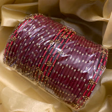 Load image into Gallery viewer, Dark Red bangles | Ready-to-ship
