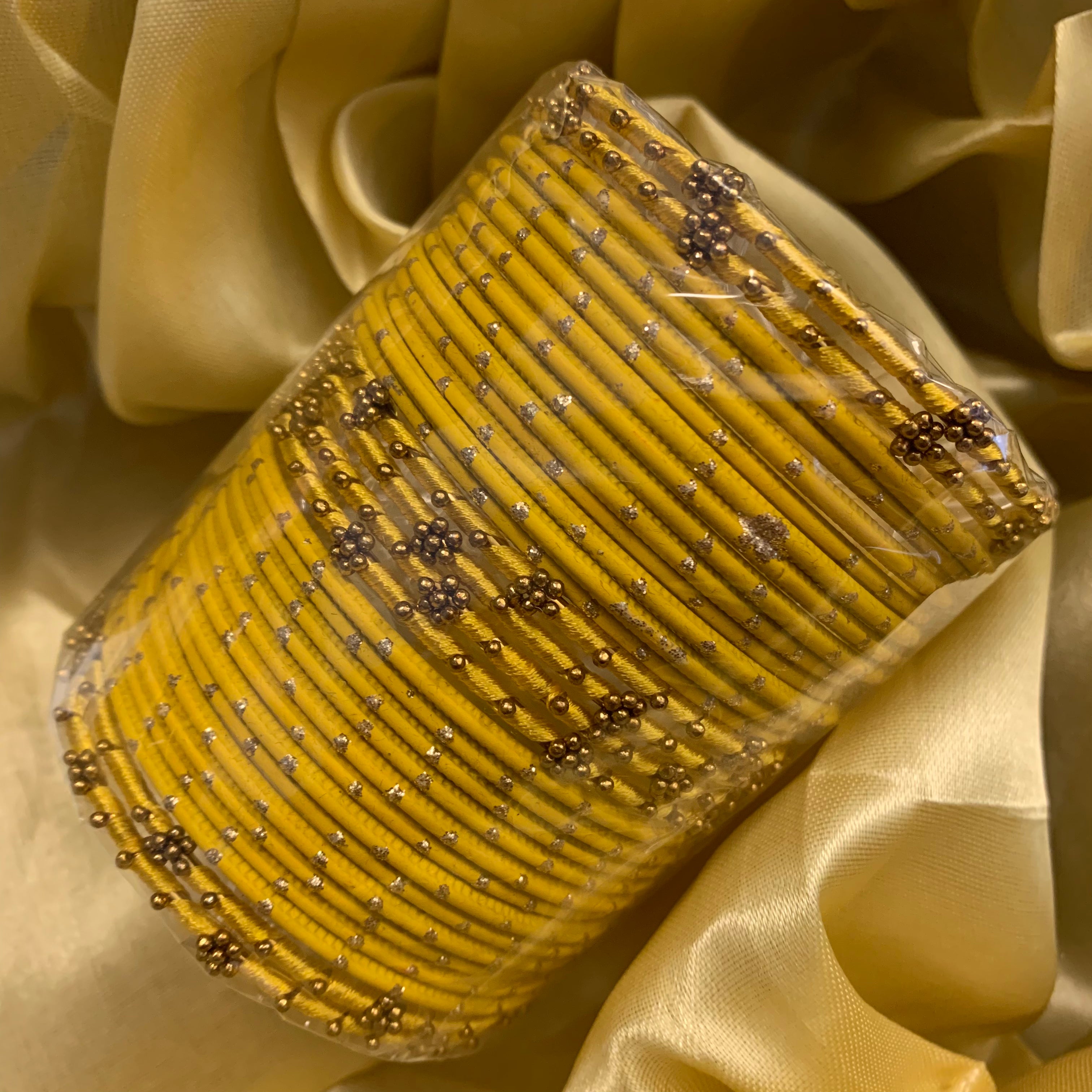 Yellow Bangle Set | Ready-to-ship