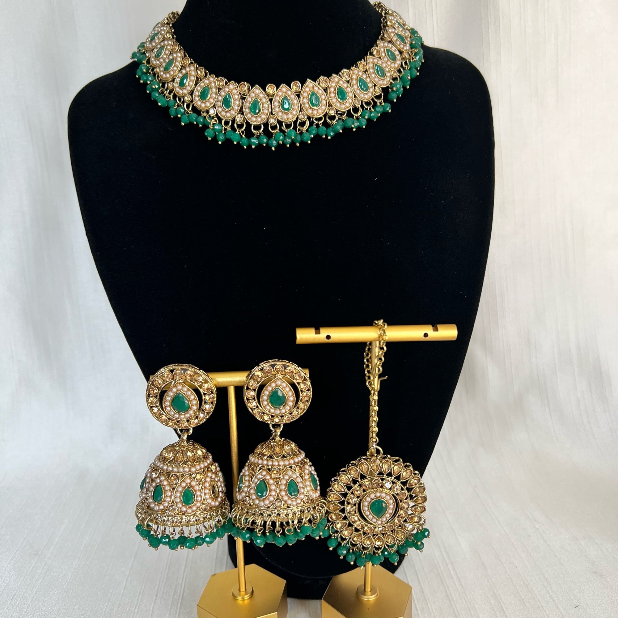 Emerald Rose Set | Ready-to-ship
