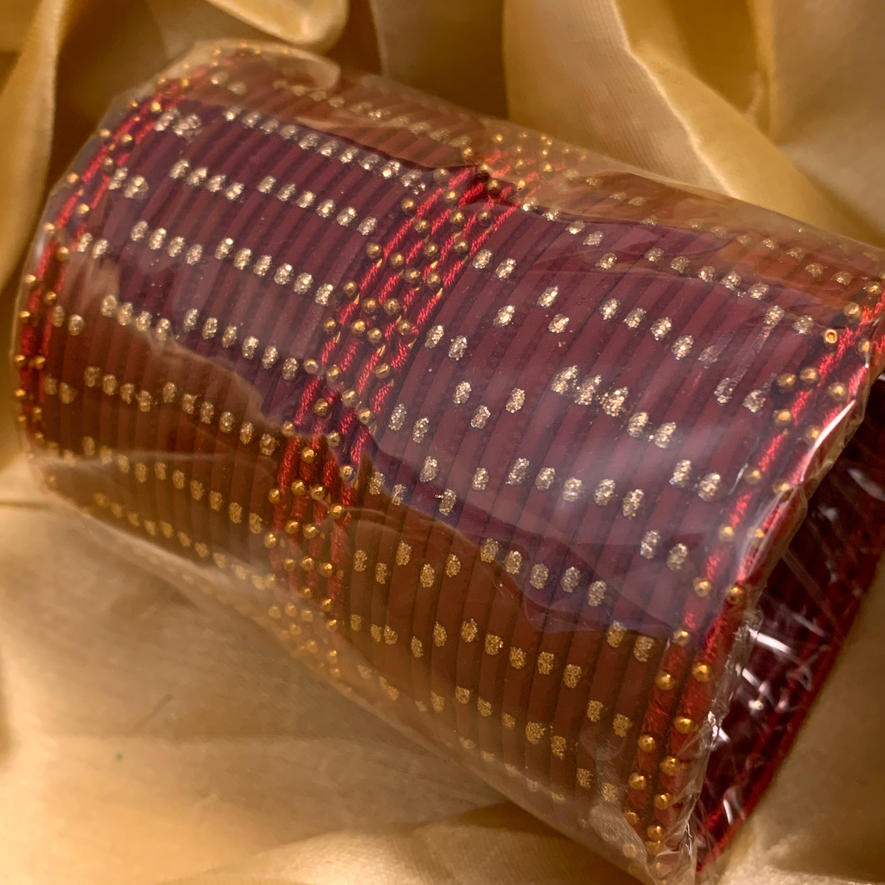Maroon Bangle Set | Ready-to-ship