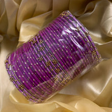 Load image into Gallery viewer, Purple bangle set
