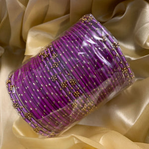 Purple bangle set