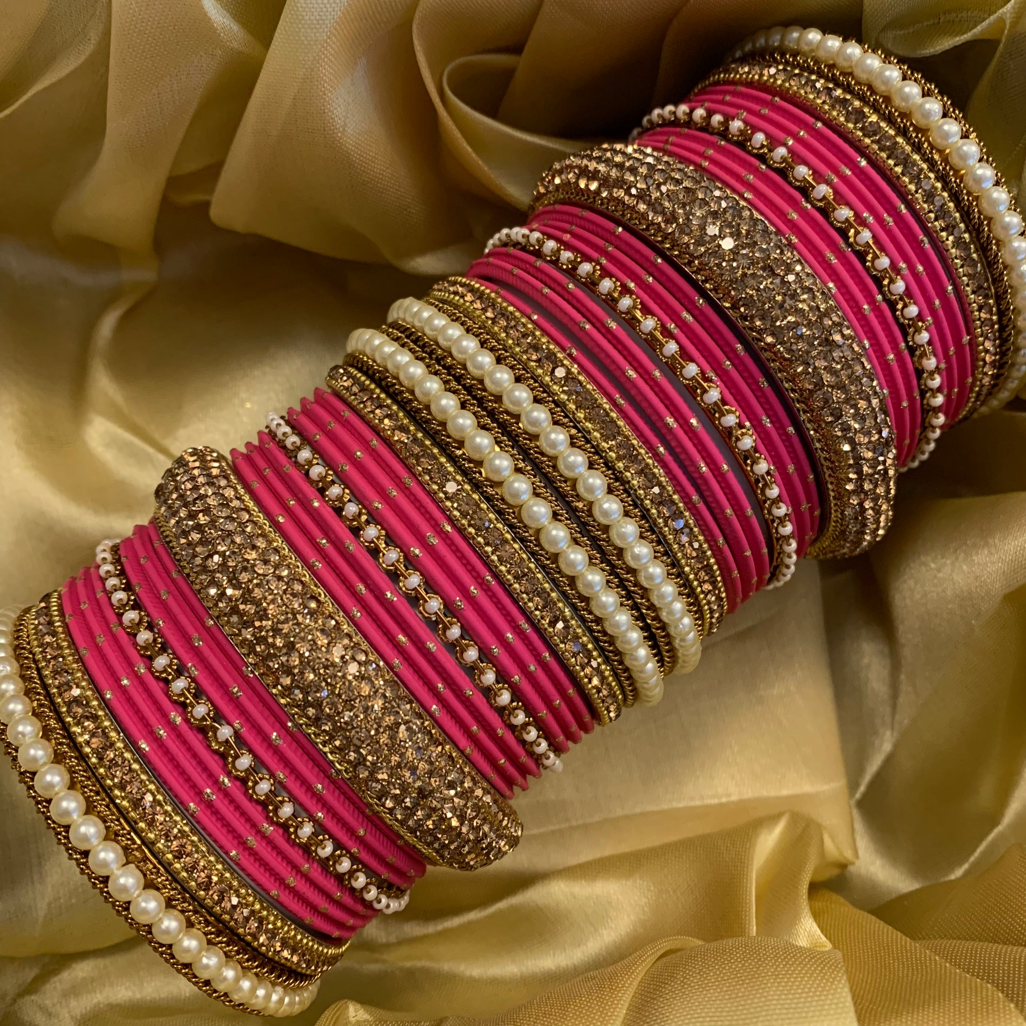 Pink Bangle set | Ready-to-ship