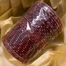 Load image into Gallery viewer, Dark Red bangles | Ready-to-ship
