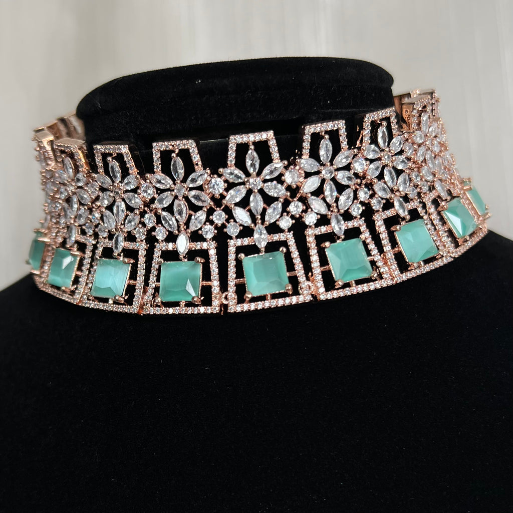 Jade American Diamond Set | Ready-to-ship