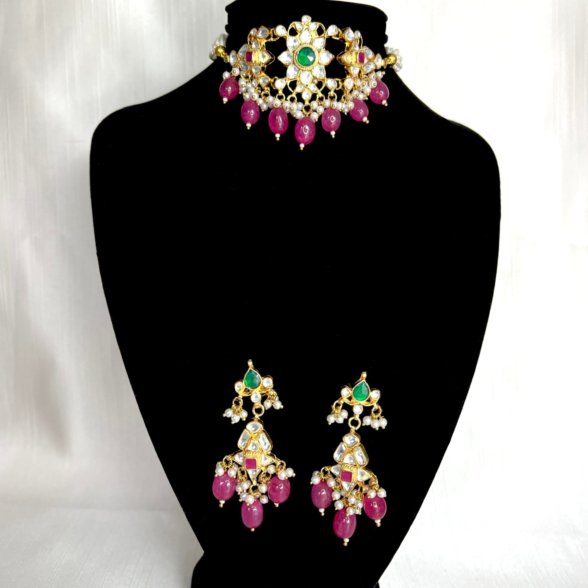 Pink Tokyo Set - Pachi Kundan | Pre-order