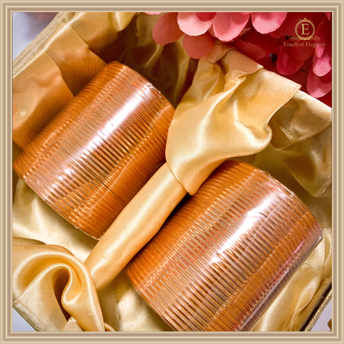 Gold Bangles (size 2.6)