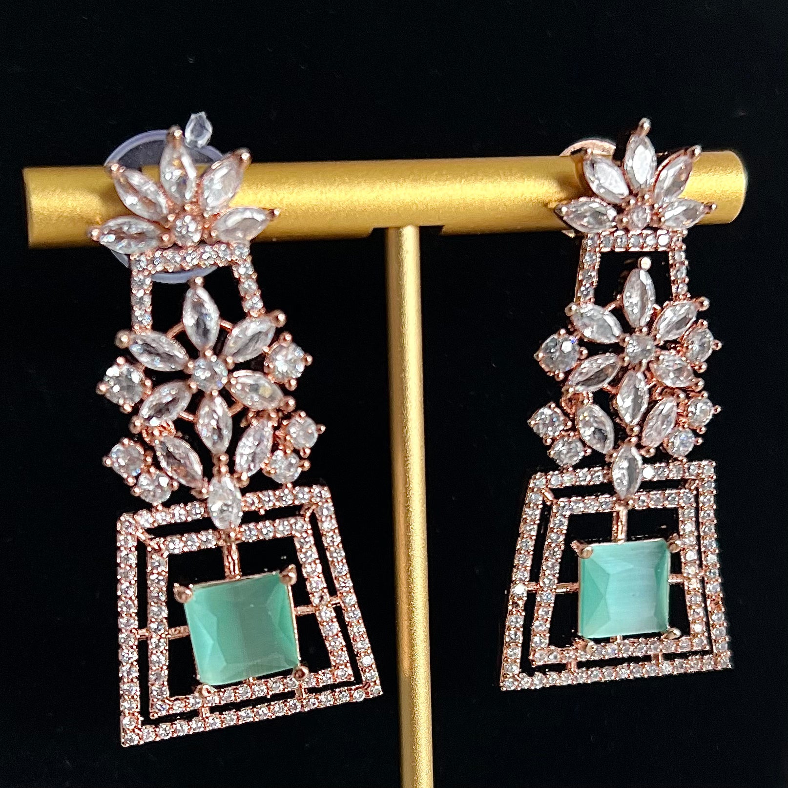Jade American Diamond Set | Ready-to-ship