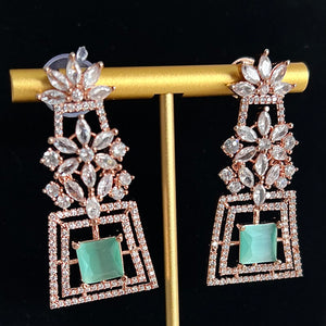 Jade American Diamond Set