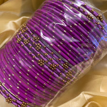 Load image into Gallery viewer, Purple bangle set
