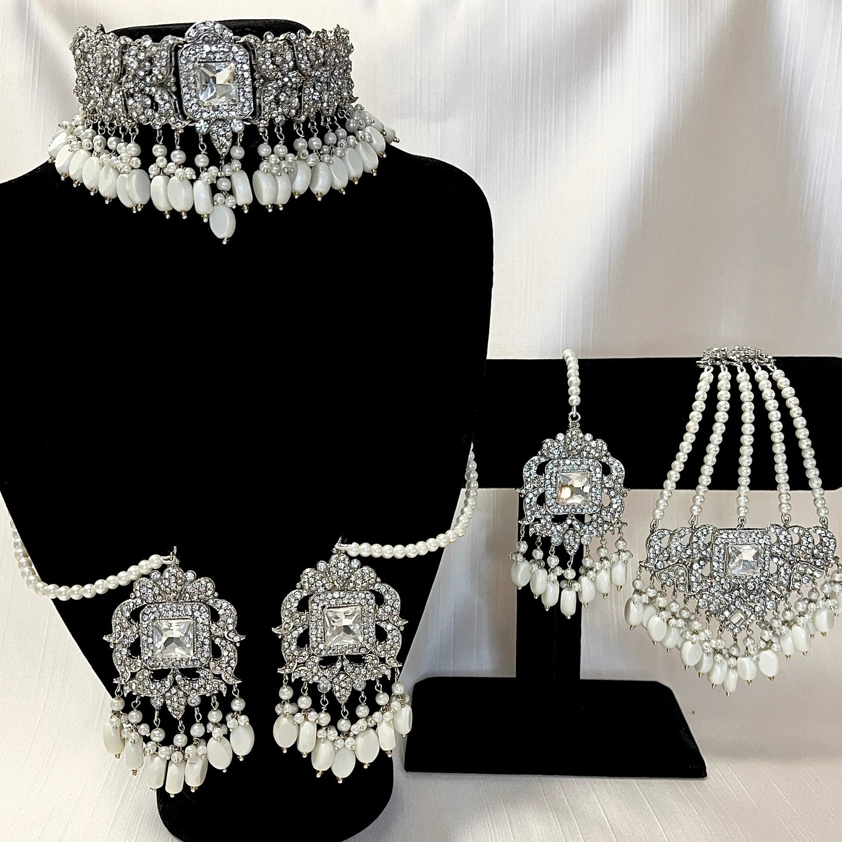 White Jewel Choker | Pre-order