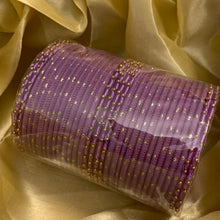 Load image into Gallery viewer, Purple bangles (2.4)
