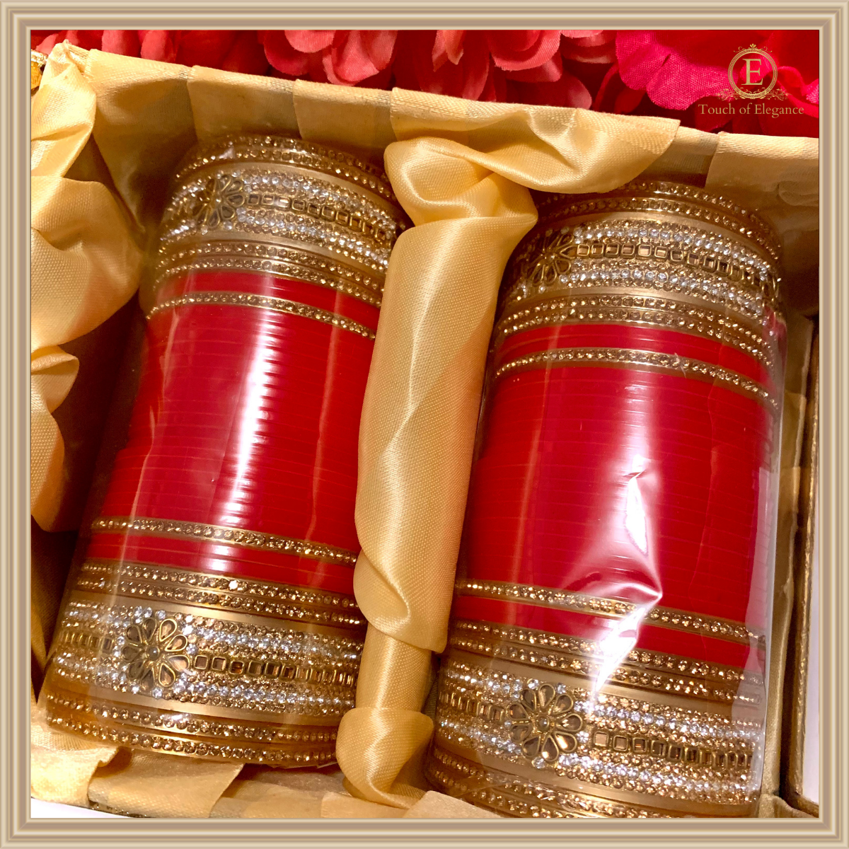 Red Bridal Choora (size 2.6) | Ready-to-ship