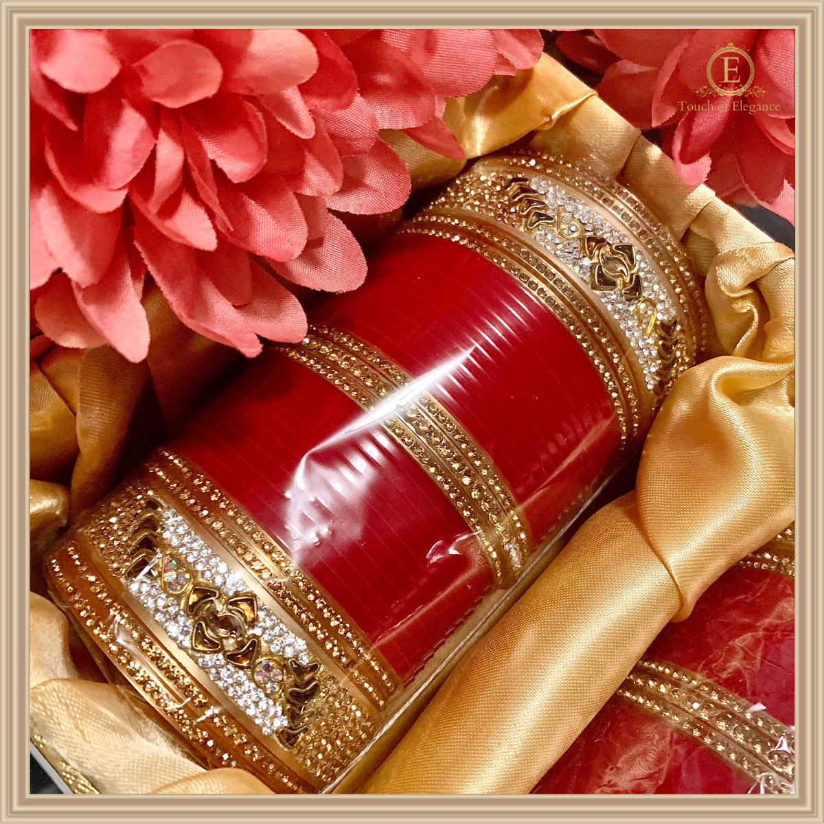 Elegant Bridal Choora (size 2.8) | Ready-to-ship