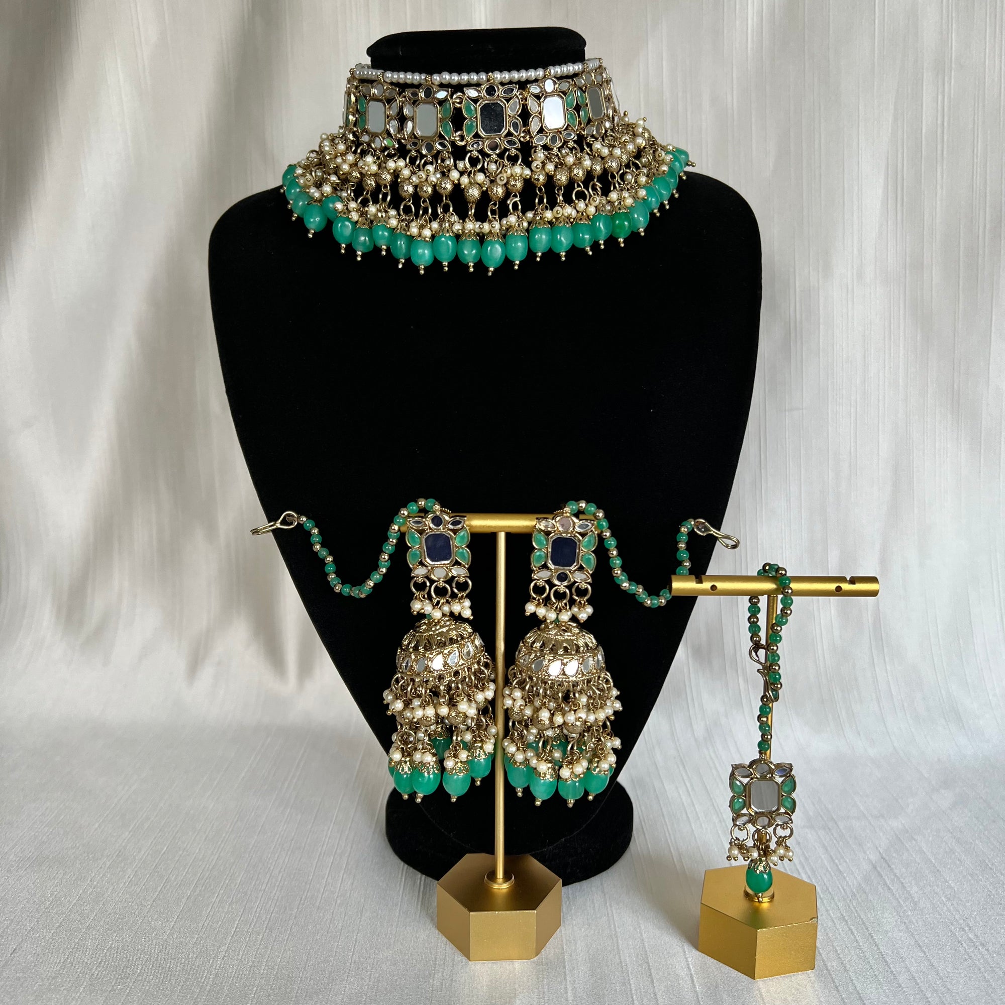 Teal Mirror Set | Ready-to-ship