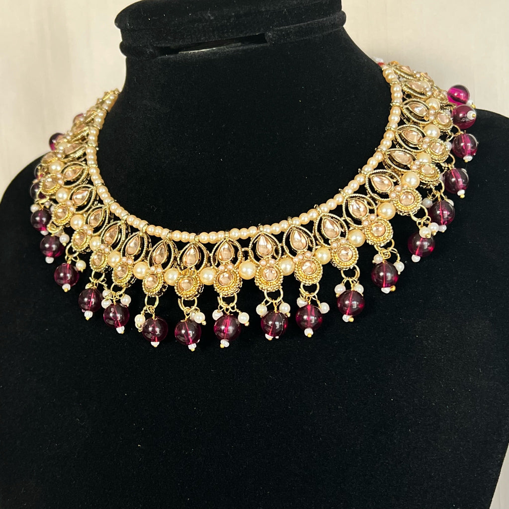 Mina Polki Set | Ready - to - ship - Touch Of Elegance