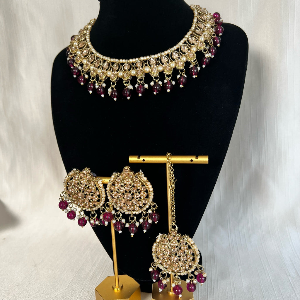 Mina Polki Set | Ready - to - ship - Touch Of Elegance