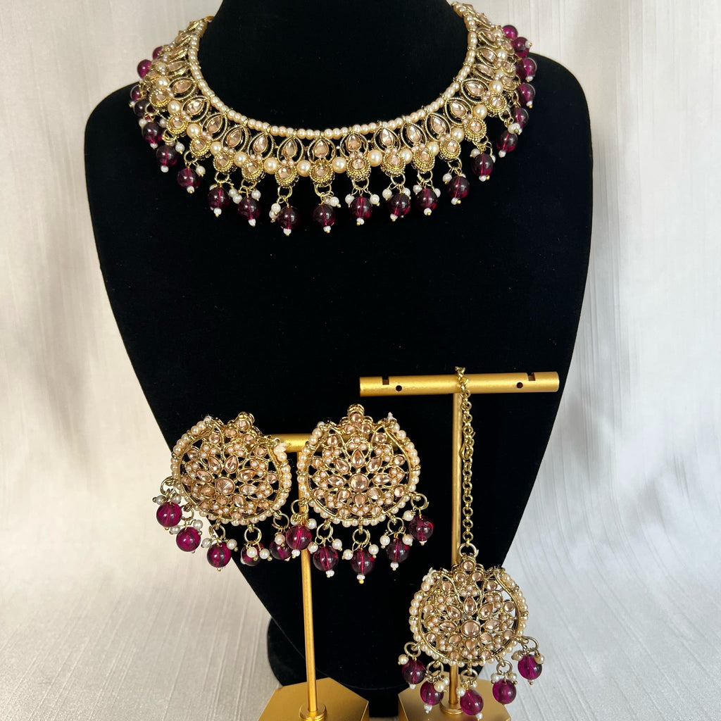 Mina Polki Set | Ready - to - ship - Touch Of Elegance