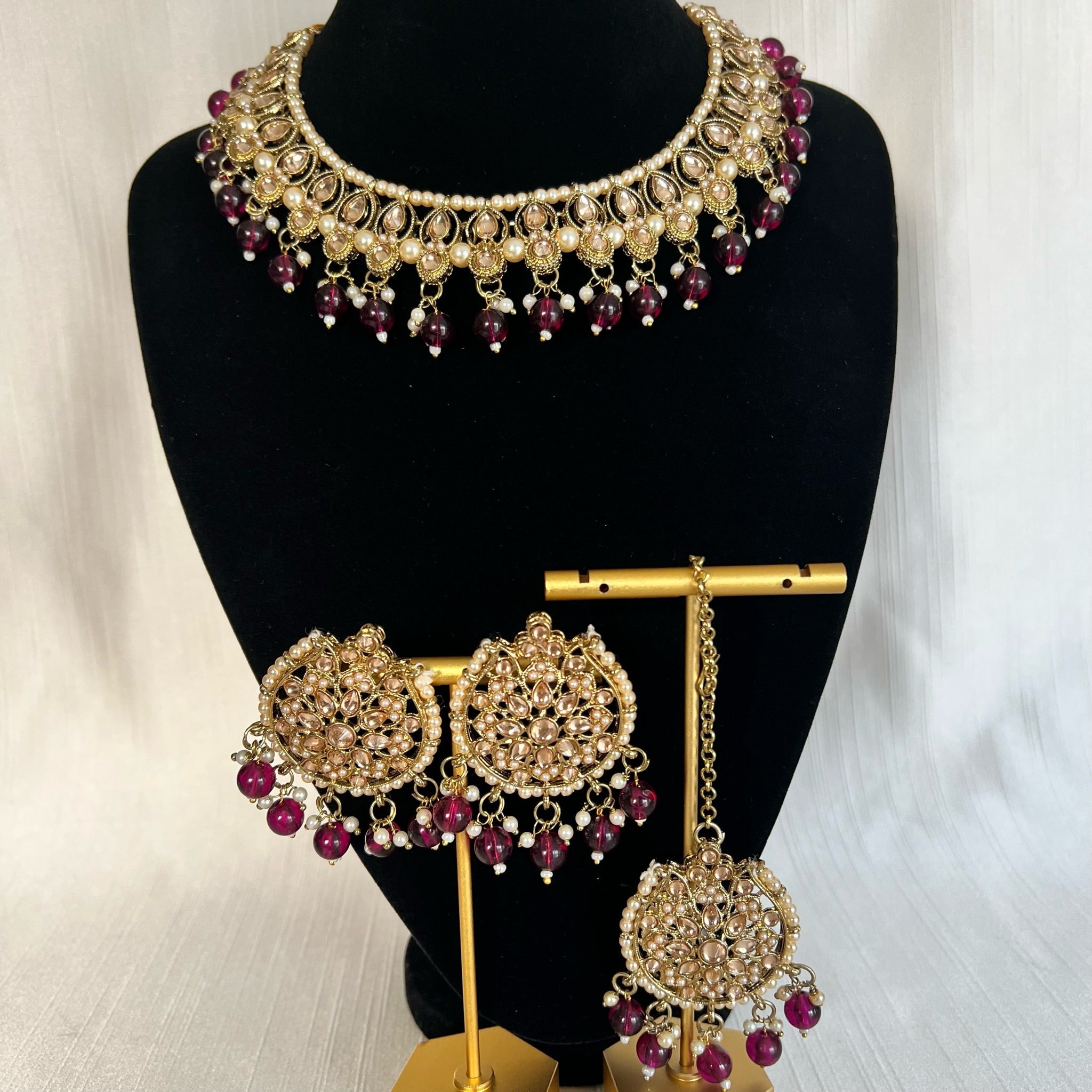 Mina Polki Set | Ready - to - ship - Touch Of Elegance