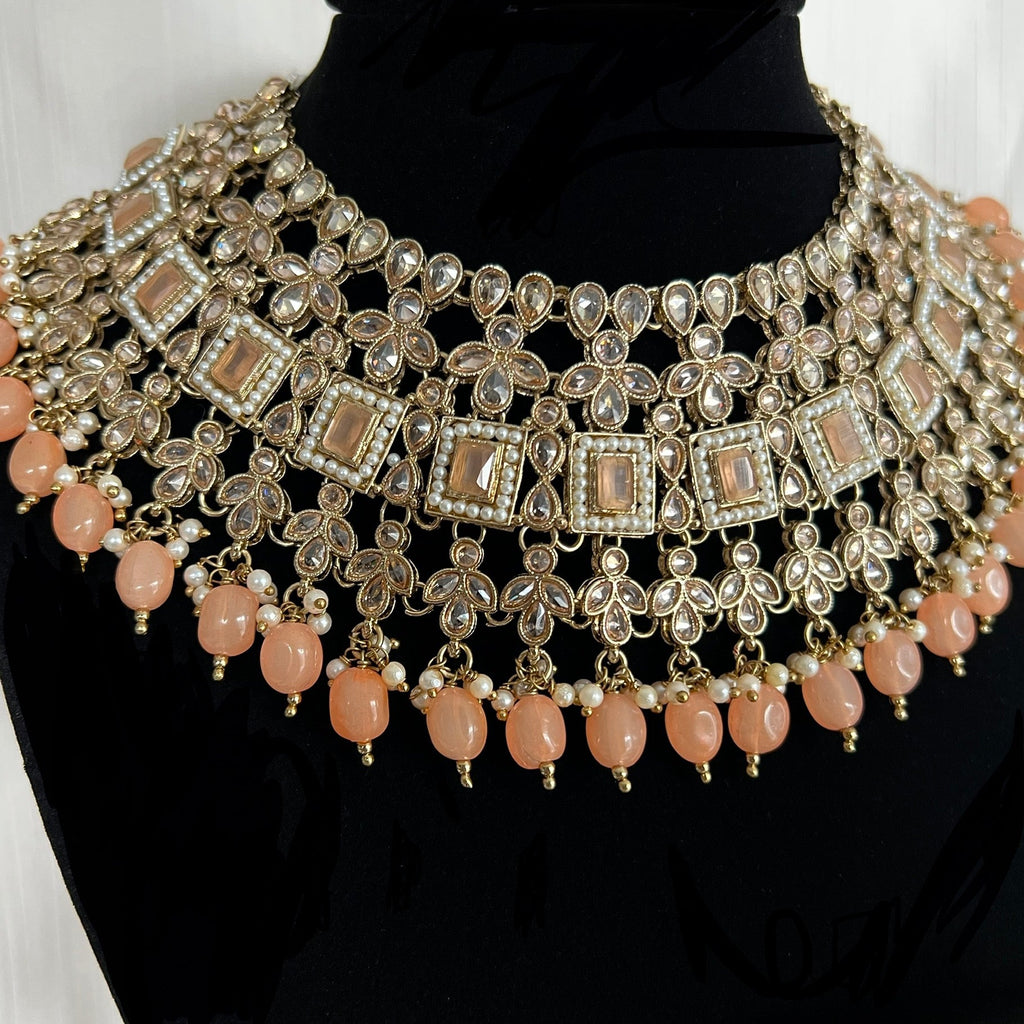 Pretty - in - Peach Set | Ready - to - ship - Touch Of Elegance