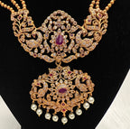 Ruby Rani Haar Set | Ready - to - ship - Touch Of Elegance